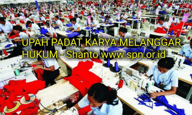 UPAH PADAT KARYA MELANGGAR HUKUM