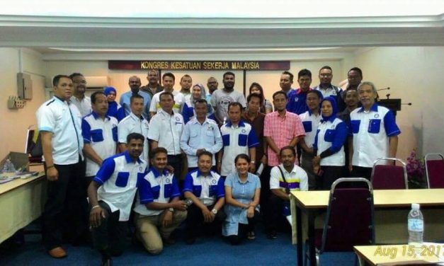 MTUC PUSAT DAN SPIEU SABAH AKAN JALIN KERJASMA DENGAN SPN
