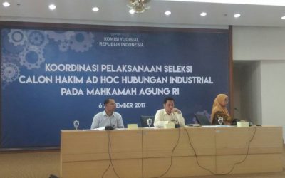 KOORDINASI SELEKSI CALON HAKIM AD HOCK 