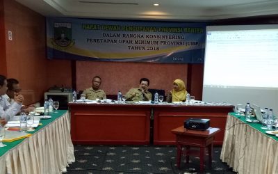 UMP BANTEN 2018 DI PASTIKAN NAIK SESUAI PP 78/2015