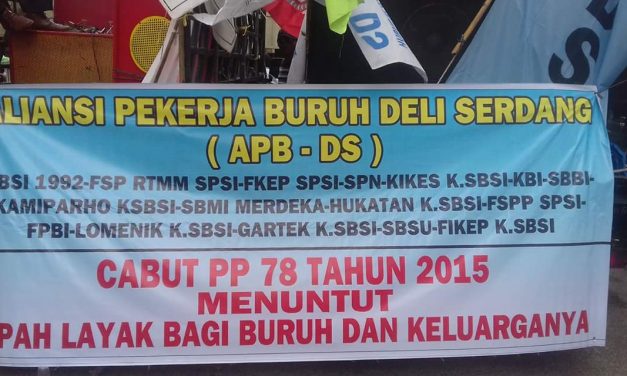 BURUH DELI SERDANG MENOLAK UPAH MURAH 