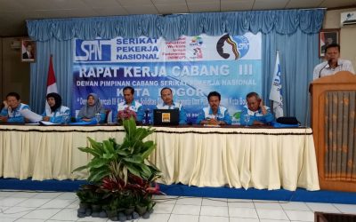 PENUTUPAN RAKERCAB III DPC SPN KOTA BOGOR