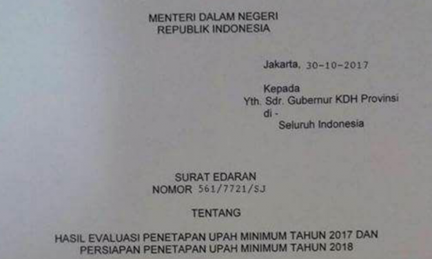 MENTERI DALAM NEGERI PUN IKUT MENGATUR KETENAGAKERJAAN