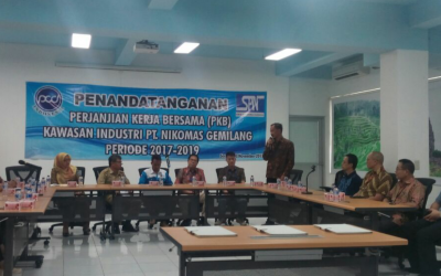 PENANDATANGANAN PKB PT NIKOMAS GEMILANG