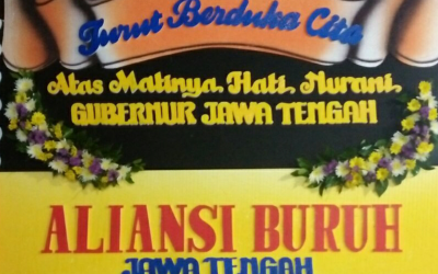 AKSI TABUR BUNGA DI BALAI KOTA SEMARANG