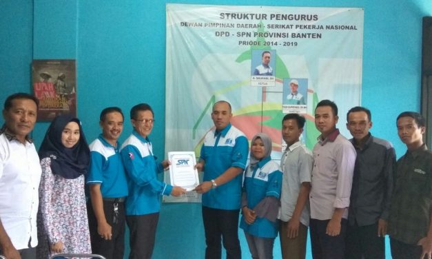 PANJI SPN BERKIBAR DI KABUPATEN PANDEGLANG