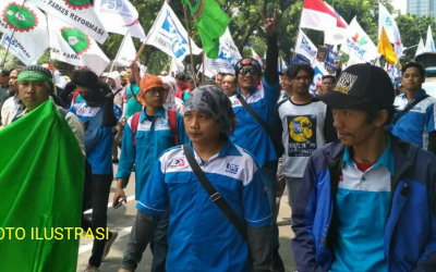 BURUH DELISERDANG MINTA GUBERNUR TETAPKAN UMK JADI RP 2,7 JUTA