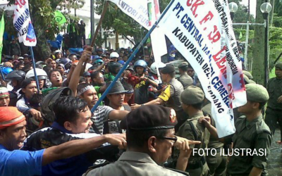 BURUH SUMATERA UTARA MENAGIH JANJI GUBERNUR