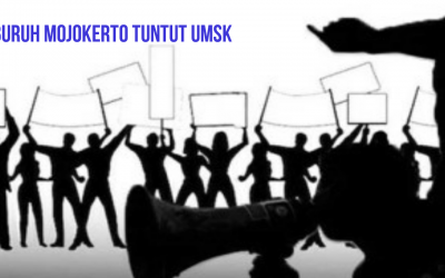 BURUH BURUH MOJOKERTO TUNTUT UMSK