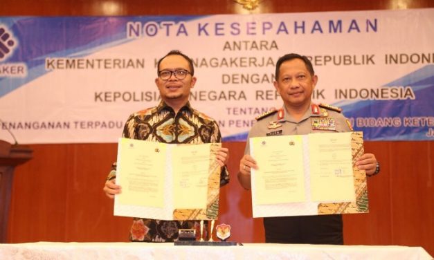 MOU PENCEGAHAN DAN PENEGAKAN HUKUM KETENAGAKERJAAN