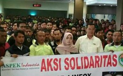 PHK SEPIHAK 18 SUPERVISOR PT LINFOX LOGISTICS BERAROMA UNION BUSTING