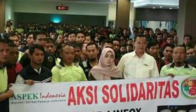 PHK SEPIHAK 18 SUPERVISOR PT LINFOX LOGISTICS BERAROMA UNION BUSTING