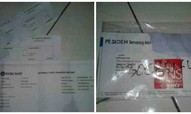 BURUH PT SIOEN SEMARANG ASIA DIPHK SECARA TIDAK PATUT