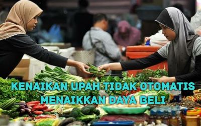 KENAIKAN UPAH TIDAK OTOMATIS MENAIKKAN DAYA BELI
