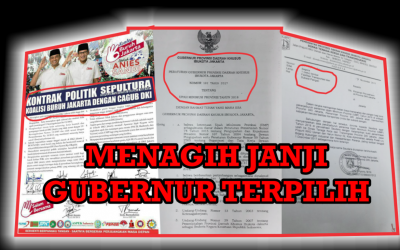 MENAGIH JANJI GUBERNUR TERPILIH