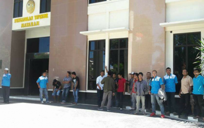 ADVOKASI DPC SPN LOMBOK BARAT DI PHI