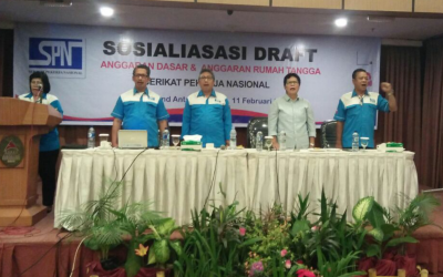 SOSIALISASI DRAFT AD/ART SPN PROVINSI SUMATERA UTARA