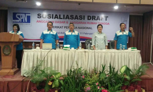 SOSIALISASI DRAFT AD/ART SPN PROVINSI SUMATERA UTARA