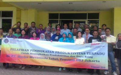 PELATIHAN PENINGKATAN PRODUKTIVITAS PEKERJA DI PT MASTER WOVENINDO LABEL
