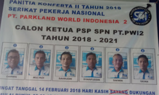 KONFERENSI ANGGOTA II PSP SPN PT PWI PLANT II
