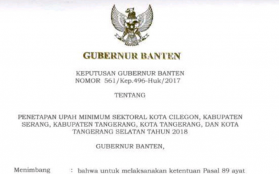 UMSK 2018 PROVINSI BANTEN DIGUGAT