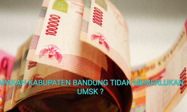 APAKAH KABUPATEN BANDUNG TIDAK MEMERLUKAN UMSK ?