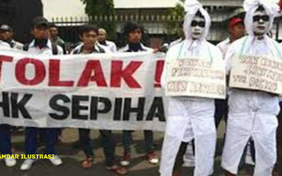 DEMO BURUH DI PT NUSA INDOMETAL KABUPATEN TANGERANG