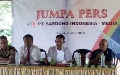 PT SAEDONG AKAN MENYELESAIKAN IMB INDUSTRI