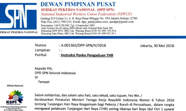 POSKO PENGADUAN THR SPN