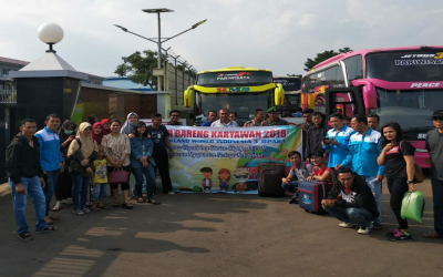 PELEPASAN MUDIK KARYAWAN 2018, PT PARKLAND WORLD INDONESIA 3 JEPARA
