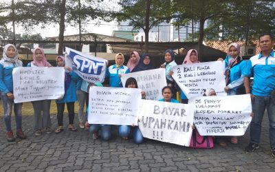 KONSOLIDASI DPP SPN DENGAN KARYAWAN PT HANSOLL HYUN