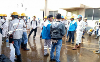 AKIBAT ATURAN SEPIHAK, KARYAWAN PT IMIP MOGOK KERJA