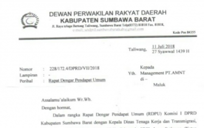 PHK SEPIHAK TERHADAP 34 KARYAWAN PT AMNT