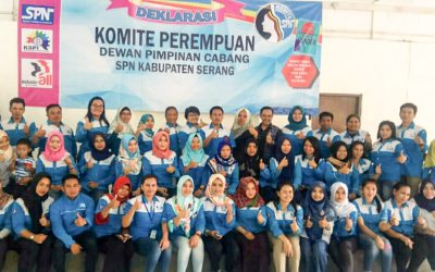 DEKLARASI KOMITE PEREMPUAN DPC SPN KABUPATEN SERANG