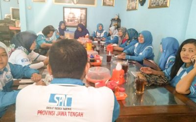 KP JATENG SIAP SUKSESKAN  KONFERENSI KOMITE PEREMPUAN SPN