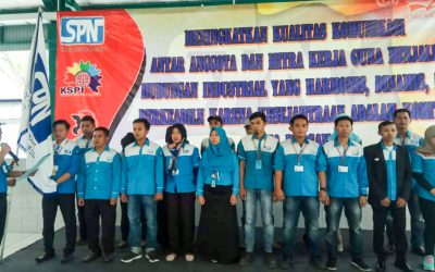 PELANTIKAN KEPENGURUSAN PSP SPN PT EAGLE NICE INDONESIA PERIODE 2018 – 2021