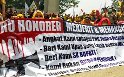 HONORER DI KABUPATEN BEKASI DEMONYA 2018 NAIK GAJINYA 2020