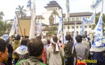 GUBERNUR JABAR MINTA BURUH GAK BANYAK DEMO