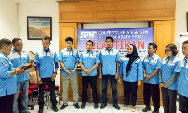 PELANTIKAN PENGURUS PSP SPN PT CAS PERIODE 2018-2021