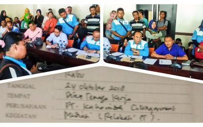 MEDIASI II TUTUPNYA PT KAHOINDAH CITRAGARMENT TAMBUN