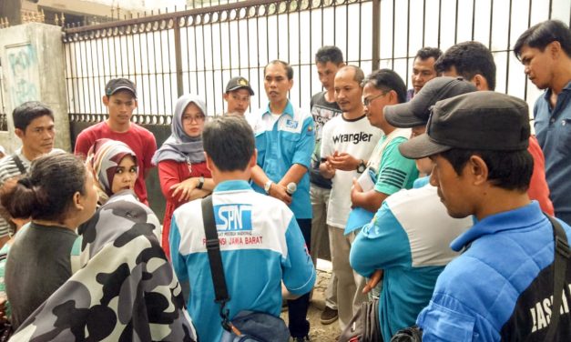 UNJUK RASA LANJUTAN PEKERJA PT SAHABAT UNGGUL INTERNASIONAL