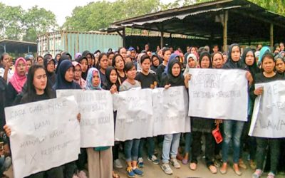 AKHIRNYA SISA 83 PEKERJA PT KAHOINDAH CITRAGARMENT TAMBUN MENYERAH