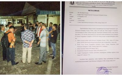 PENGAWALAN RAPAT PLENO UPAH MINIMUM KABUPATEN SERANG TAHUN 2019