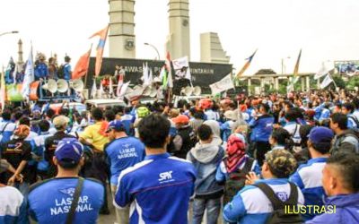 UMK GAK SESUAI HARAPAN, BURUH BANTEN AKAN KEJAR GUBERNUR