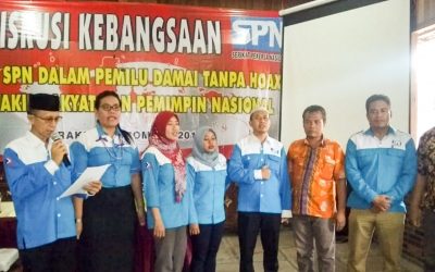 DPD SPN BANTEN GELAR DISKUSI KEBANGSAAN DAN DEKLARASI PEMILU DAMAI