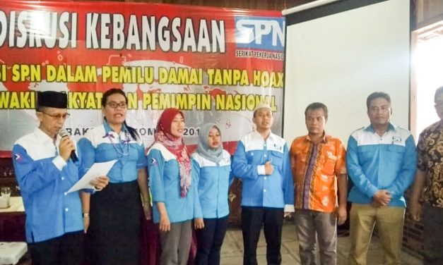 DPD SPN BANTEN GELAR DISKUSI KEBANGSAAN DAN DEKLARASI PEMILU DAMAI