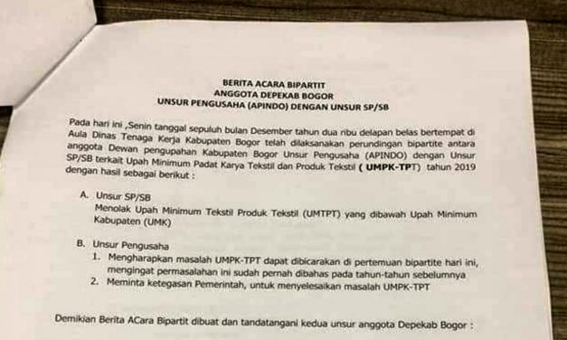 KEMBALI UPAH KABUPATEN BOGOR DIBAYANGI UPAH PADAT KARYA
