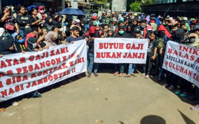 AKSI UNJUK RASA LANJUTAN DI PT SUNINDO ADIPERSADA KABUPATEN BOGOR