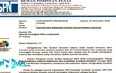 SOLIDARITAS SPN UNTUK KORBAN TSUNAMI BANTEN DAN LAMPUNG