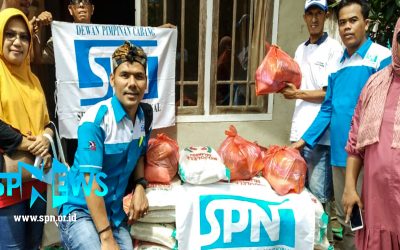 SOLIDARITAS PSP SPN PANCAPRIMA EKABROTHERS DAN DPC SPN KOTA TANGERANG UNTUK KORBAN BENCANA TSUNAMI LAMPUNG